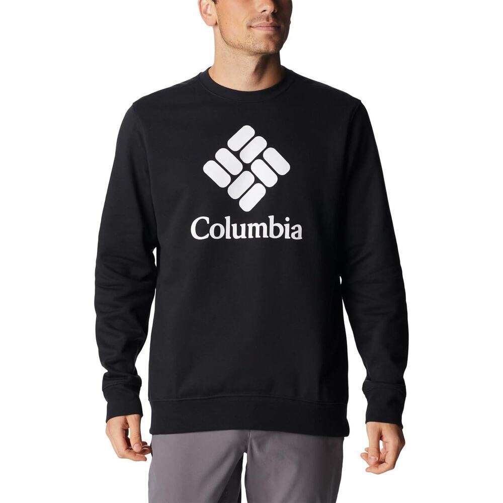 Columbia Men's Trek Crew, Black/CSC Stacked Logo, Size XXL